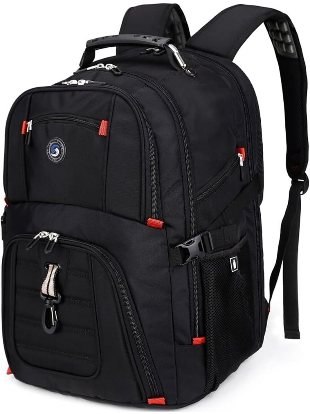 Women's Black Travel Laptop Bag College Business Work School Backpack